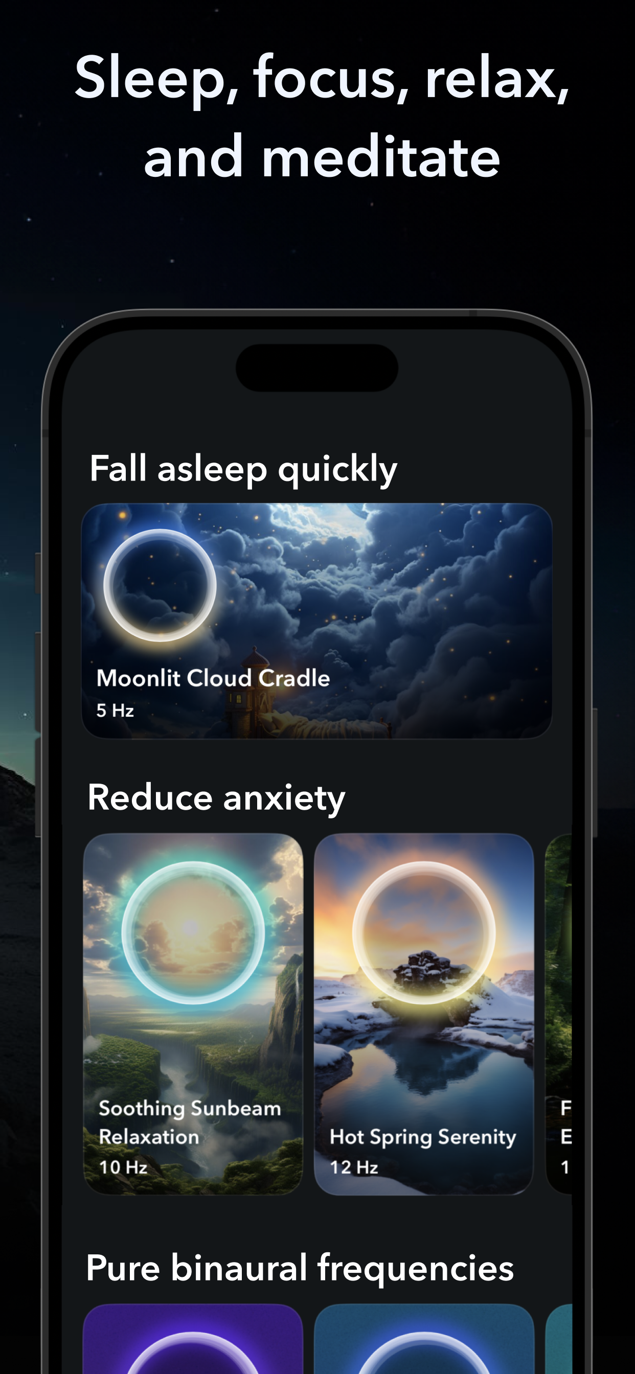 Moongate: Binaural Beats Music untuk iOS media 3
