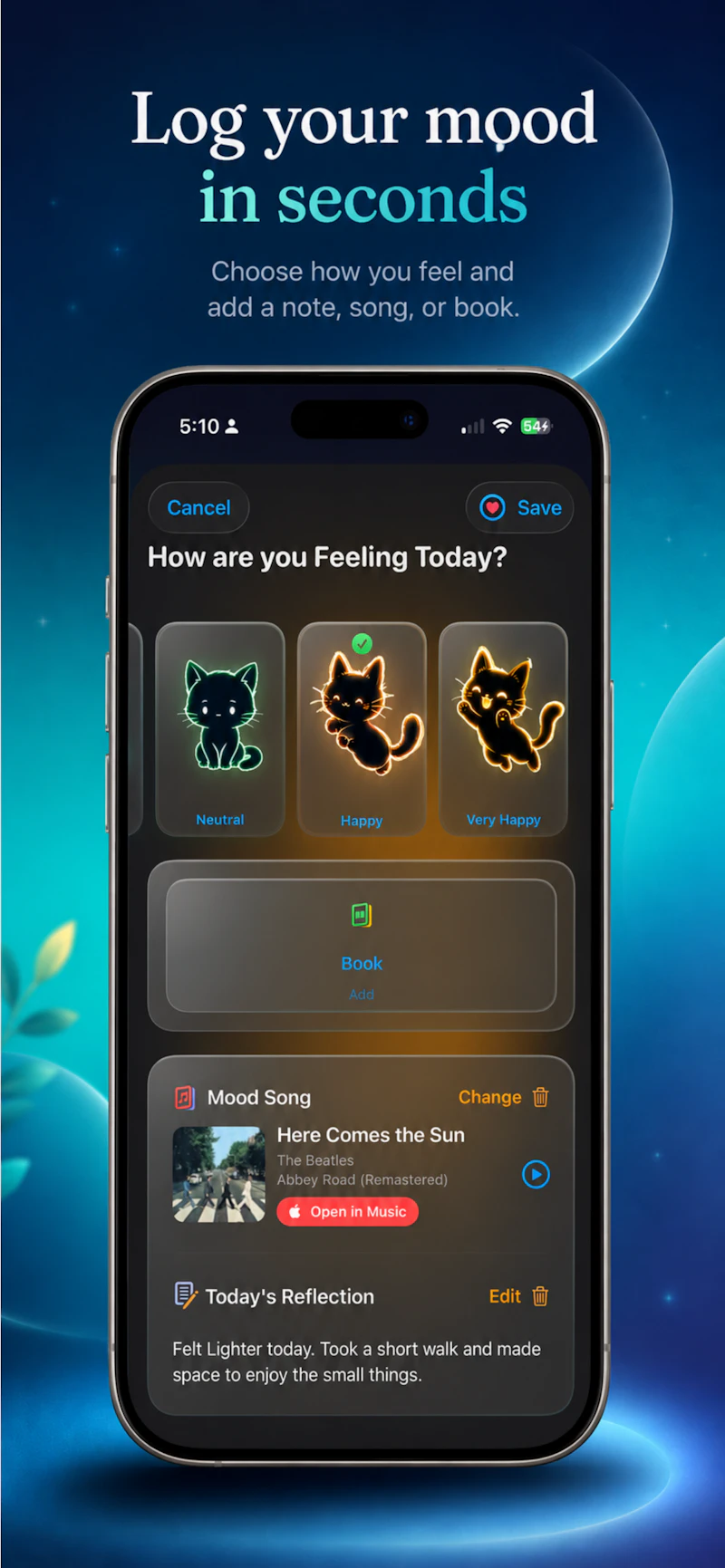 Soul Journal for iOS screenshot 2