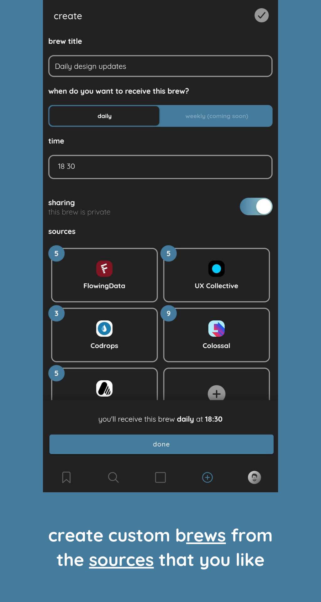 dailyBrew gallery image