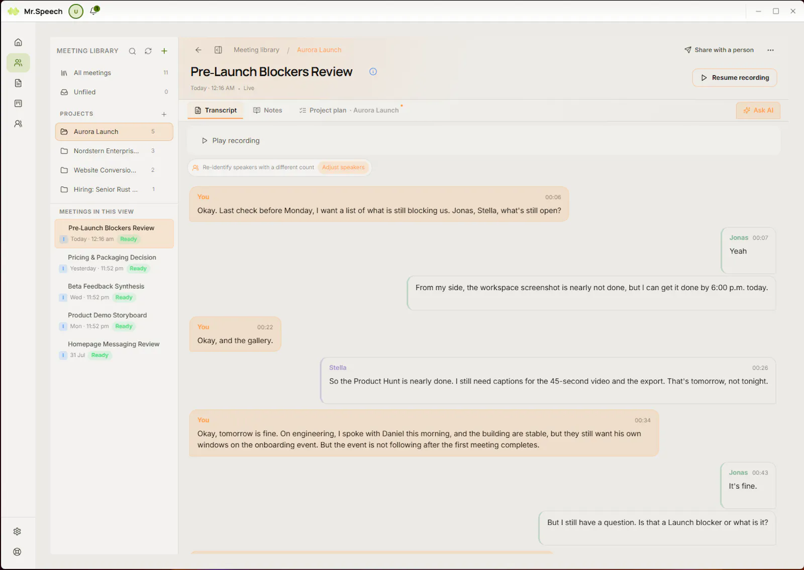 Mr.Speech screenshot 3