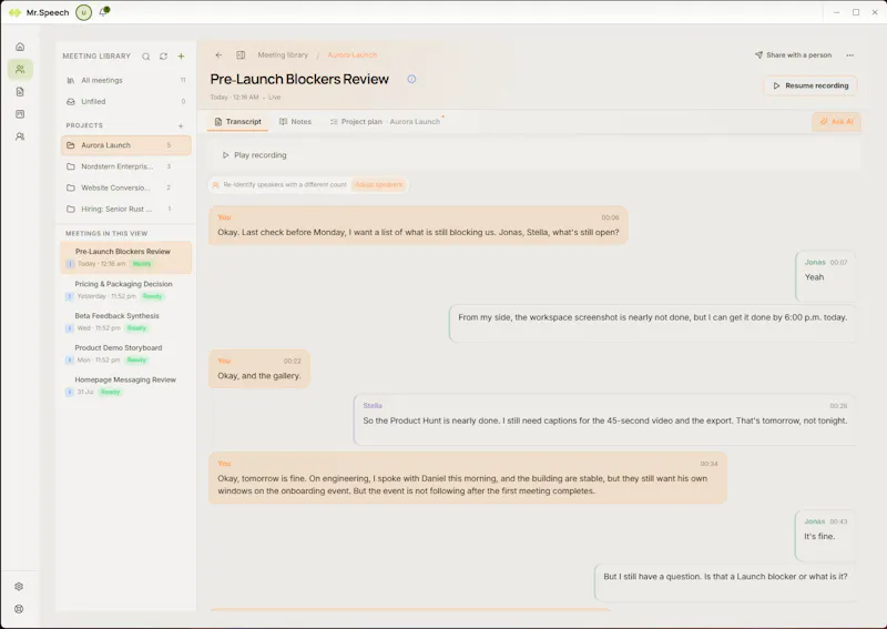 Mr.Speech screenshot 3