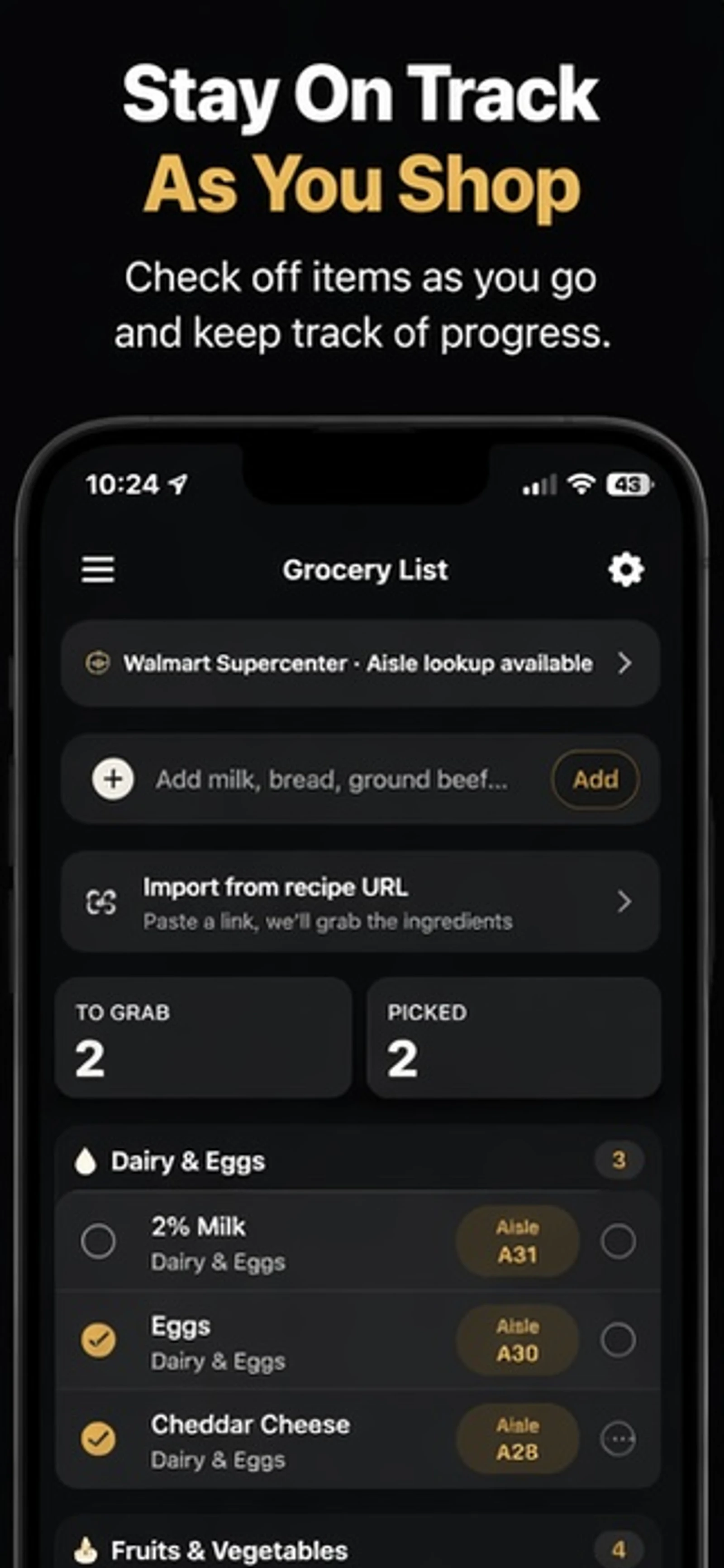 Cartly: Grocery List App screenshot 4