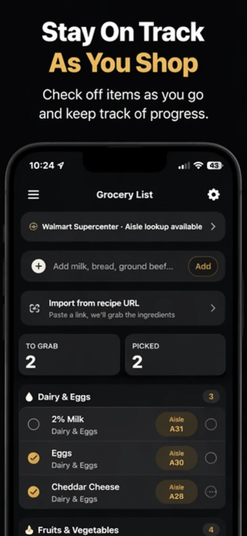 Cartly: Grocery List App screenshot 4