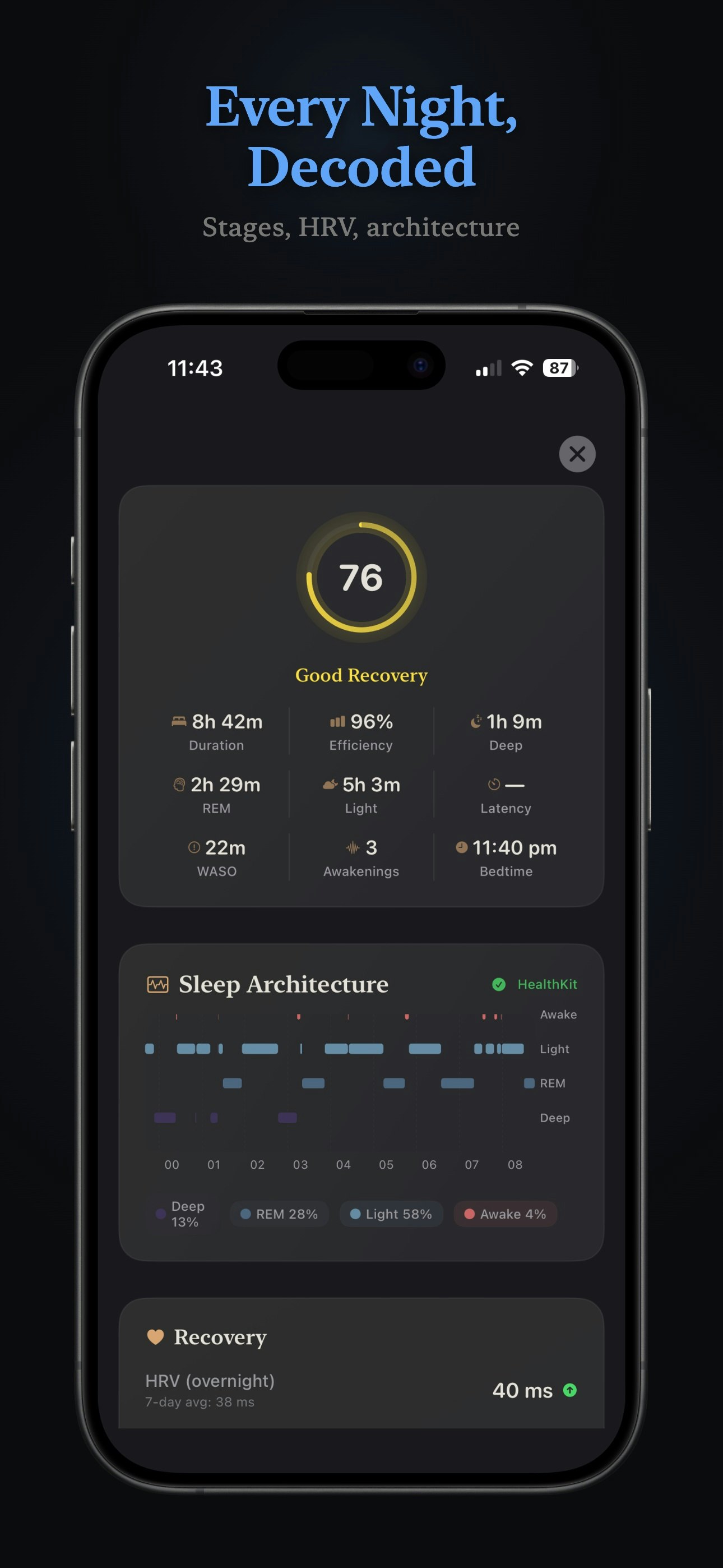 Somnus: AI Sleep Tracker gallery image