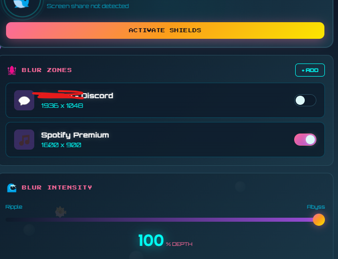 DeepBlur - Screenshot 3 showing product features and functionality