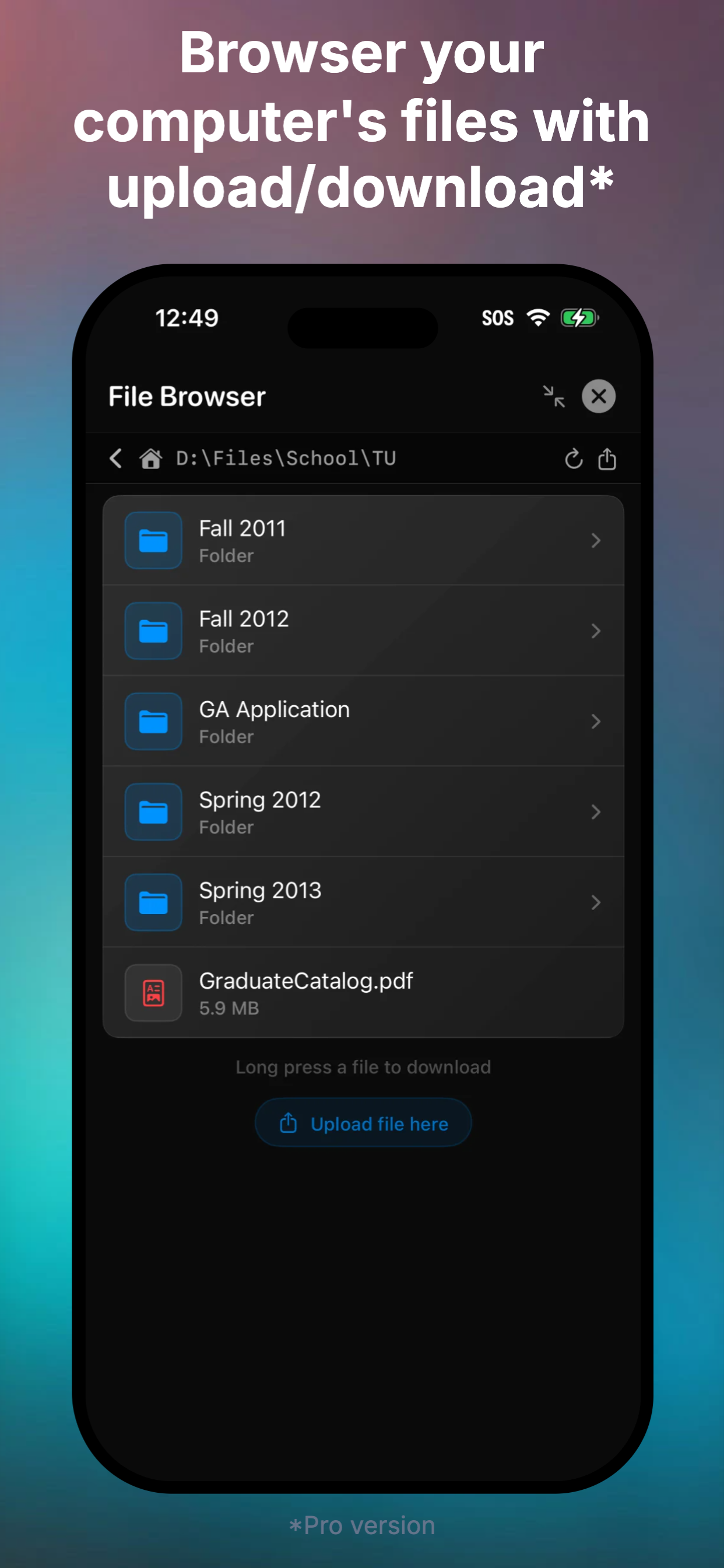 AndroMouse - Screenshot 4 showing product features and functionality