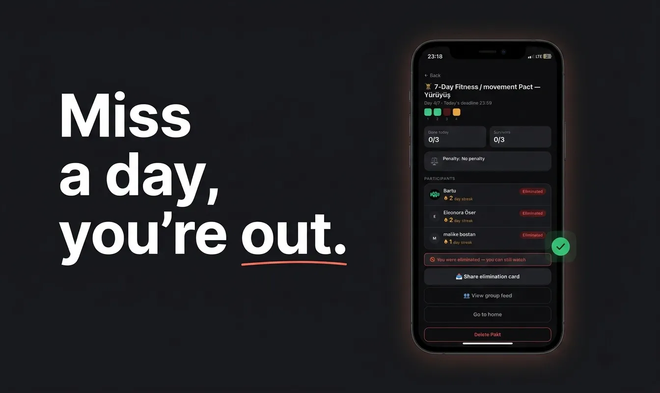 Pakt: Habit Challenge screenshot