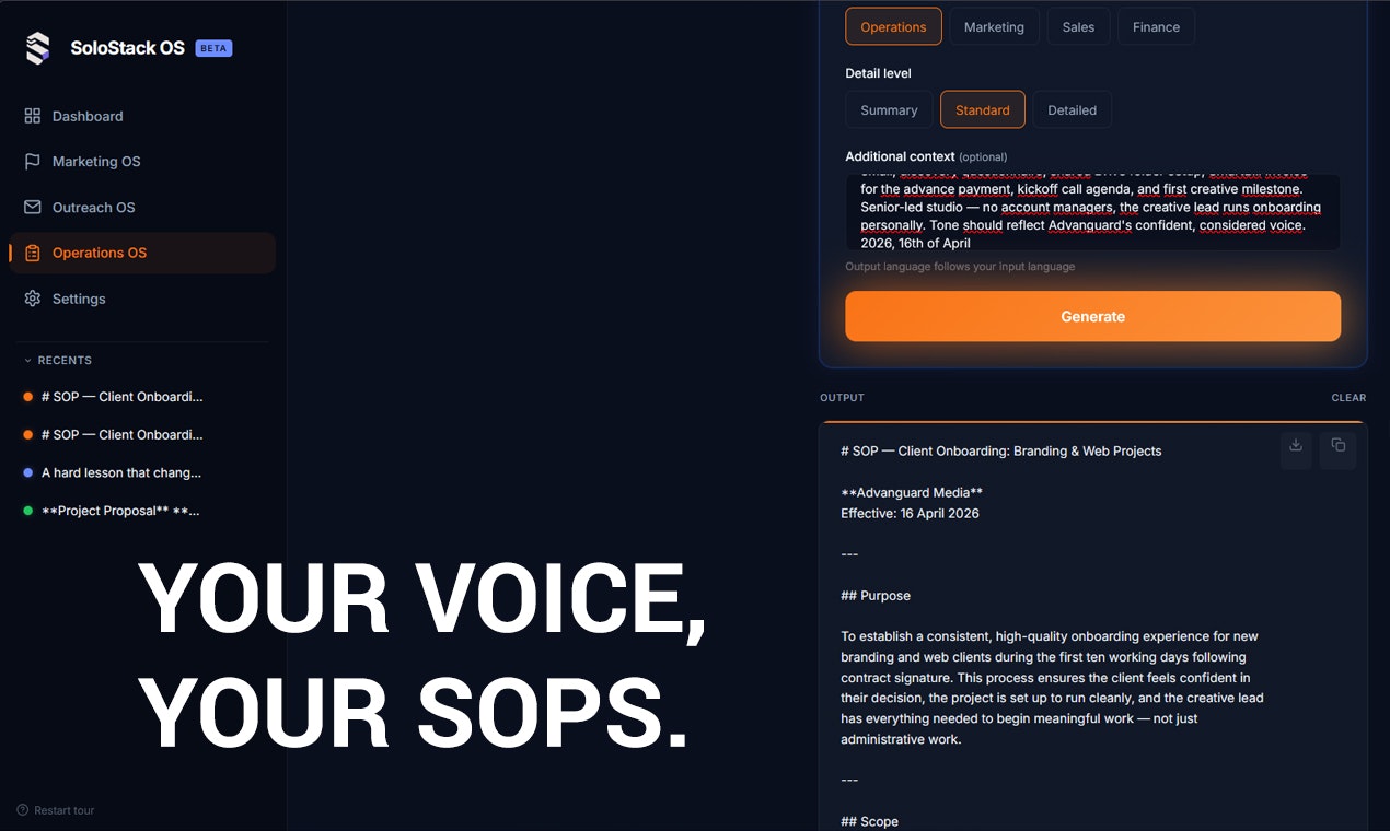 SoloStack OS gallery image