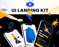 Landing Page UI BK Kit media 1