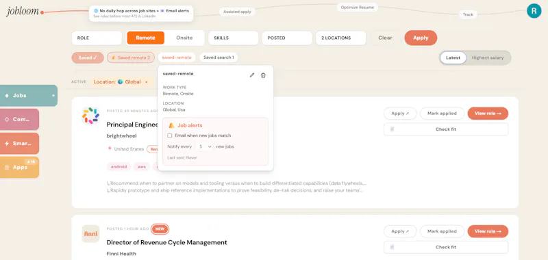 JobLoom screenshot 2