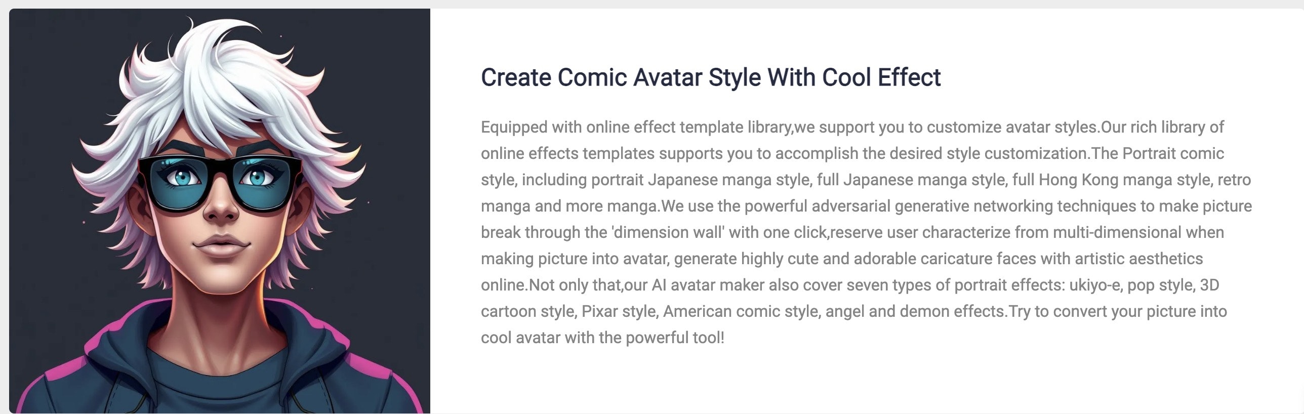 Mídia 3 de Fabricante de avatar ai - crie avatares com ai