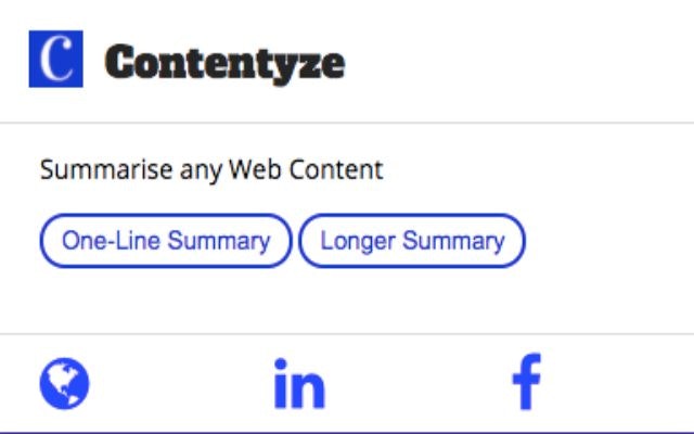 Contentyze Chrome Extension gallery image