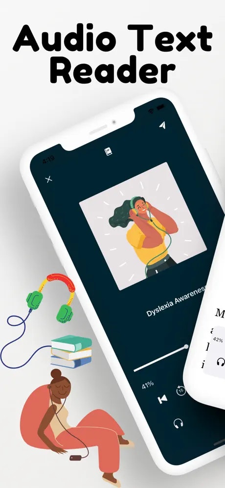 Odiofy - AI -tekstlezer die tekst verandert in een interactief audioboek media 2