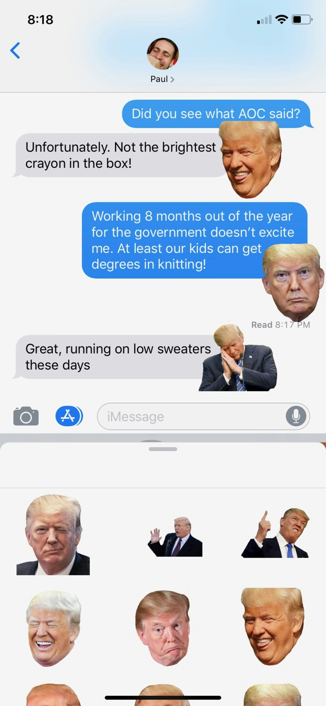 President Stickers gallery image