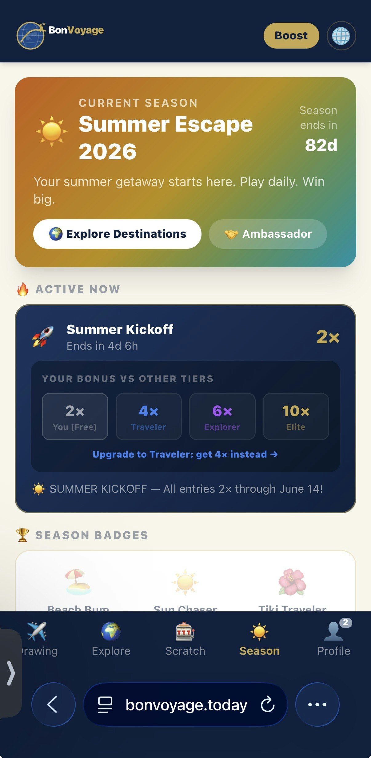 BonVoyage — Win a Vacation Every Day gallery image