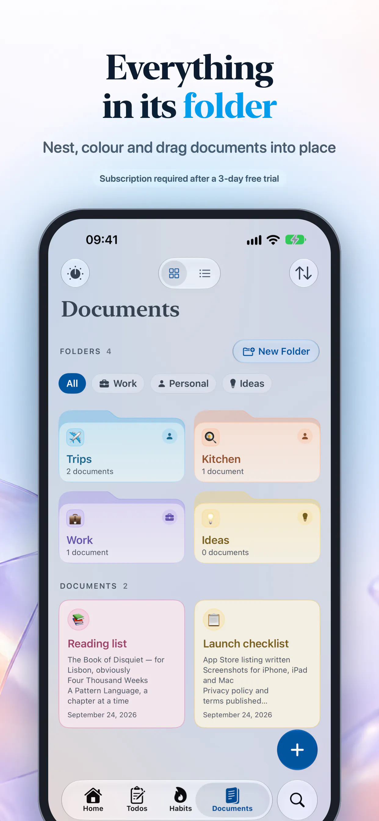 Kiji - Tasks, Notes & habits gallery image