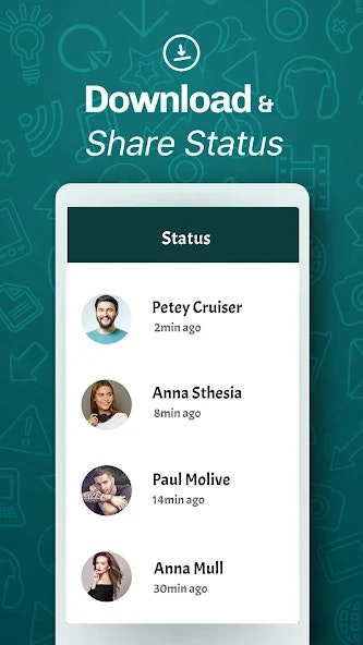 WhatsDeleted: recuperar mensajes - Recupere los mensajes eliminados de WhatsApp, archivos multimedia y documentos. media 3