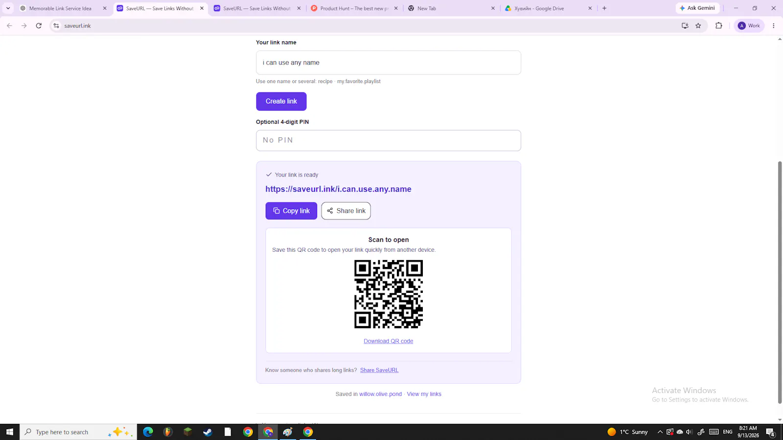 SaveURL — Save Links Without an Account screenshot 2