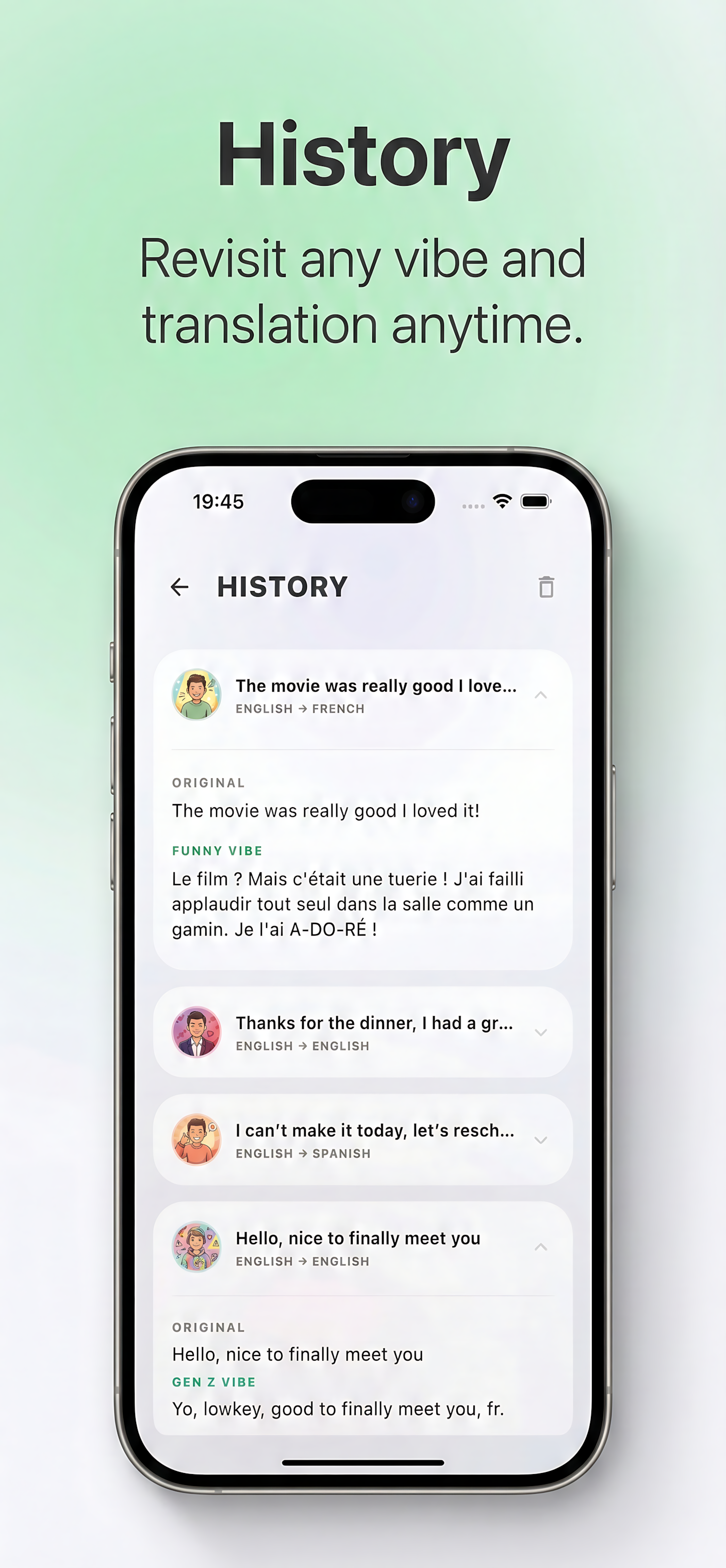 Vibe Translate AI - Translate & Rephrase gallery image