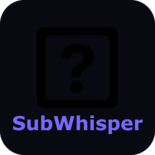 SubWhisper Pro logo
