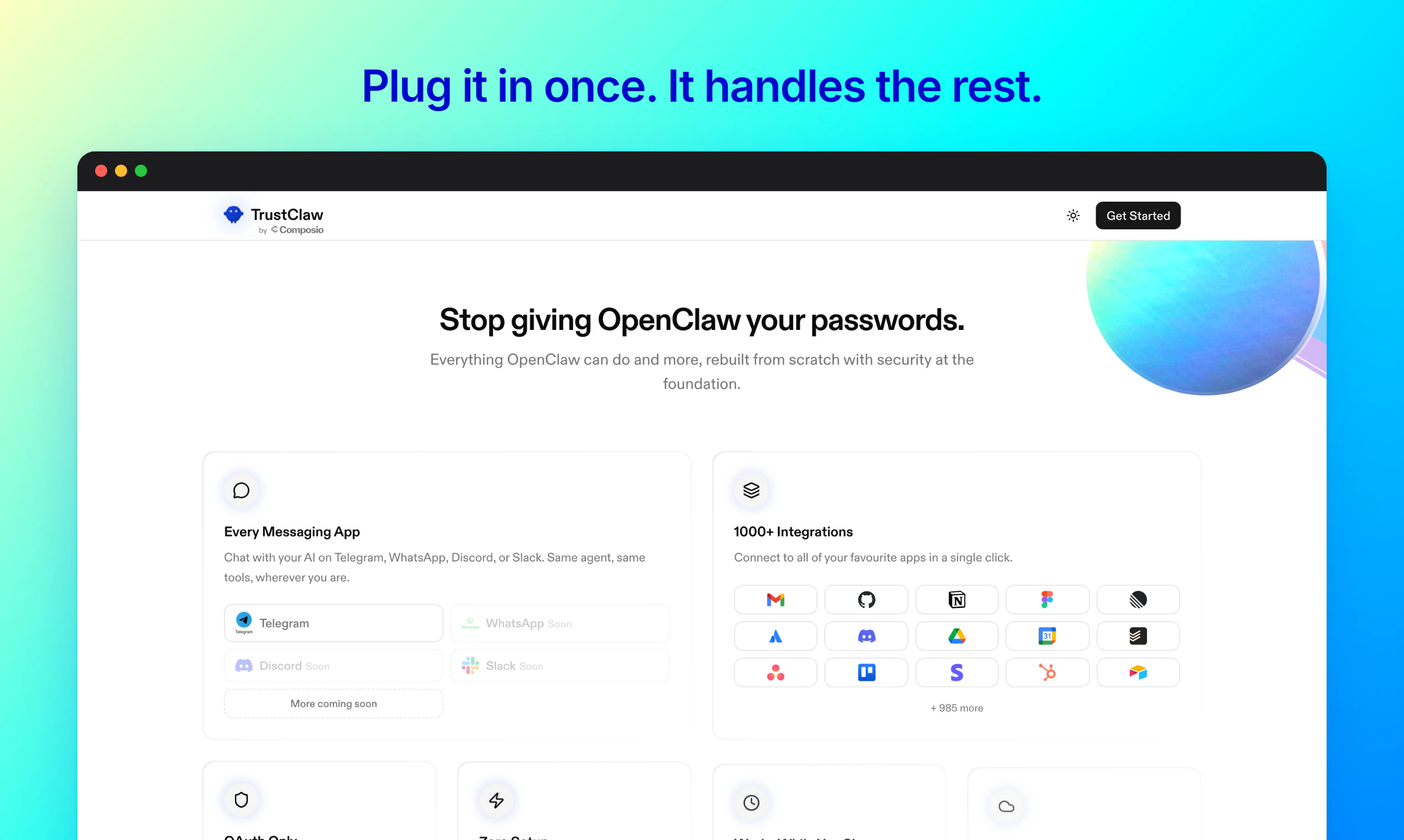 TrustClaw by Composio screenshot 3