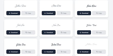 Signature Generator gallery image