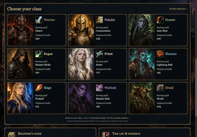 Azeroth Survivors Field Guide screenshot 1