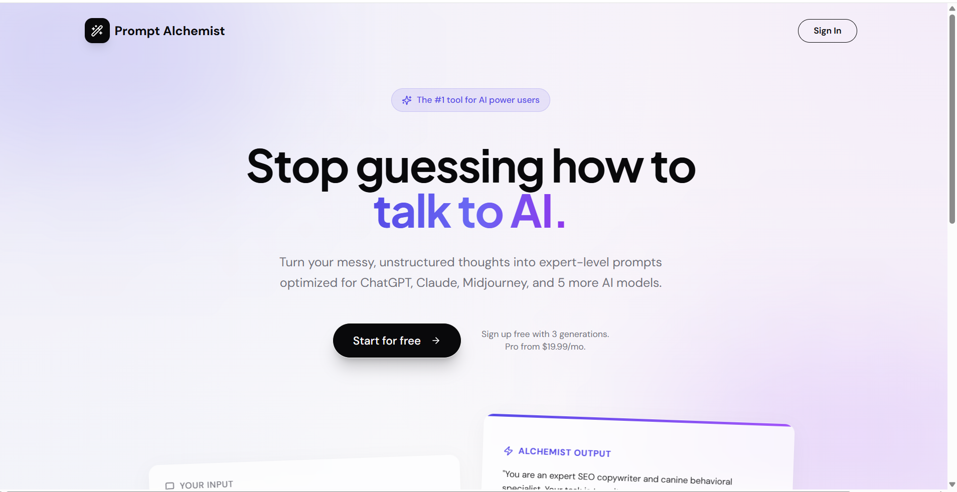 Prompt Alchemist gallery image