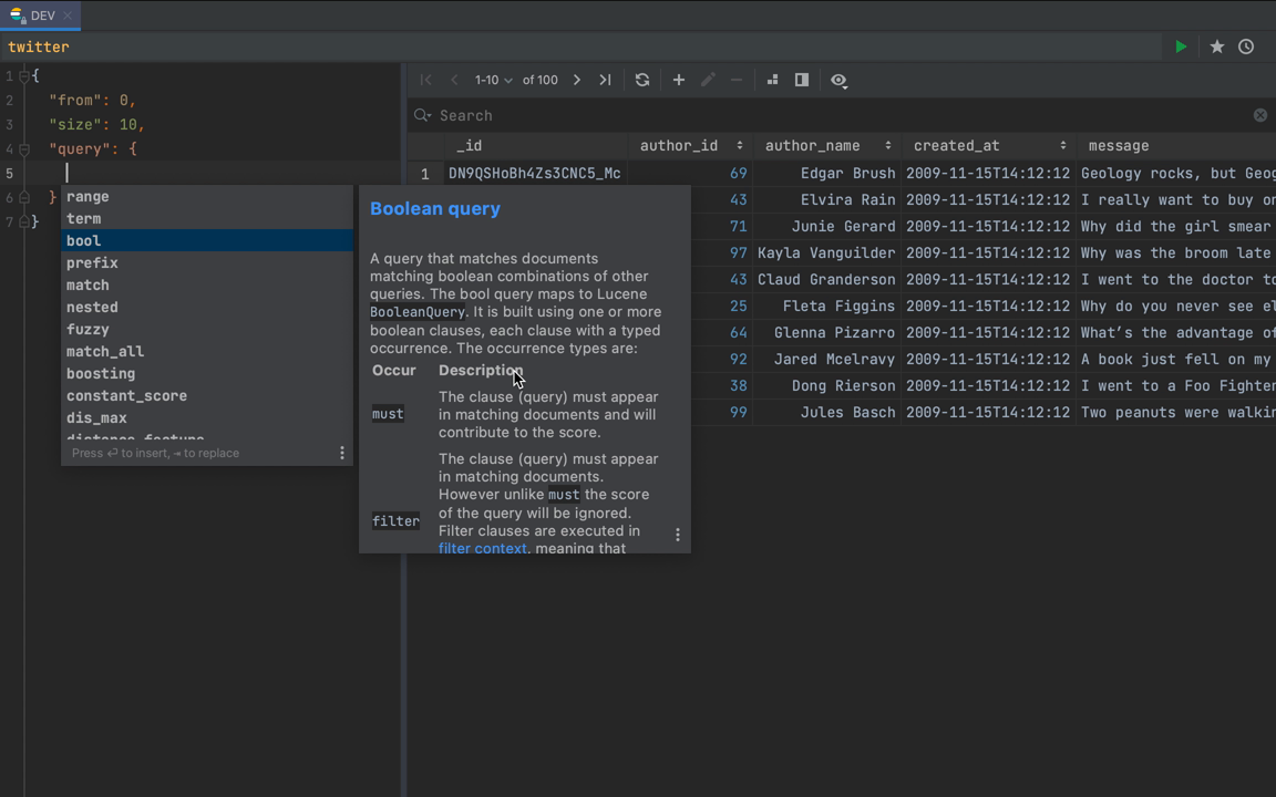 IntelliJ Elasticsearch gallery image