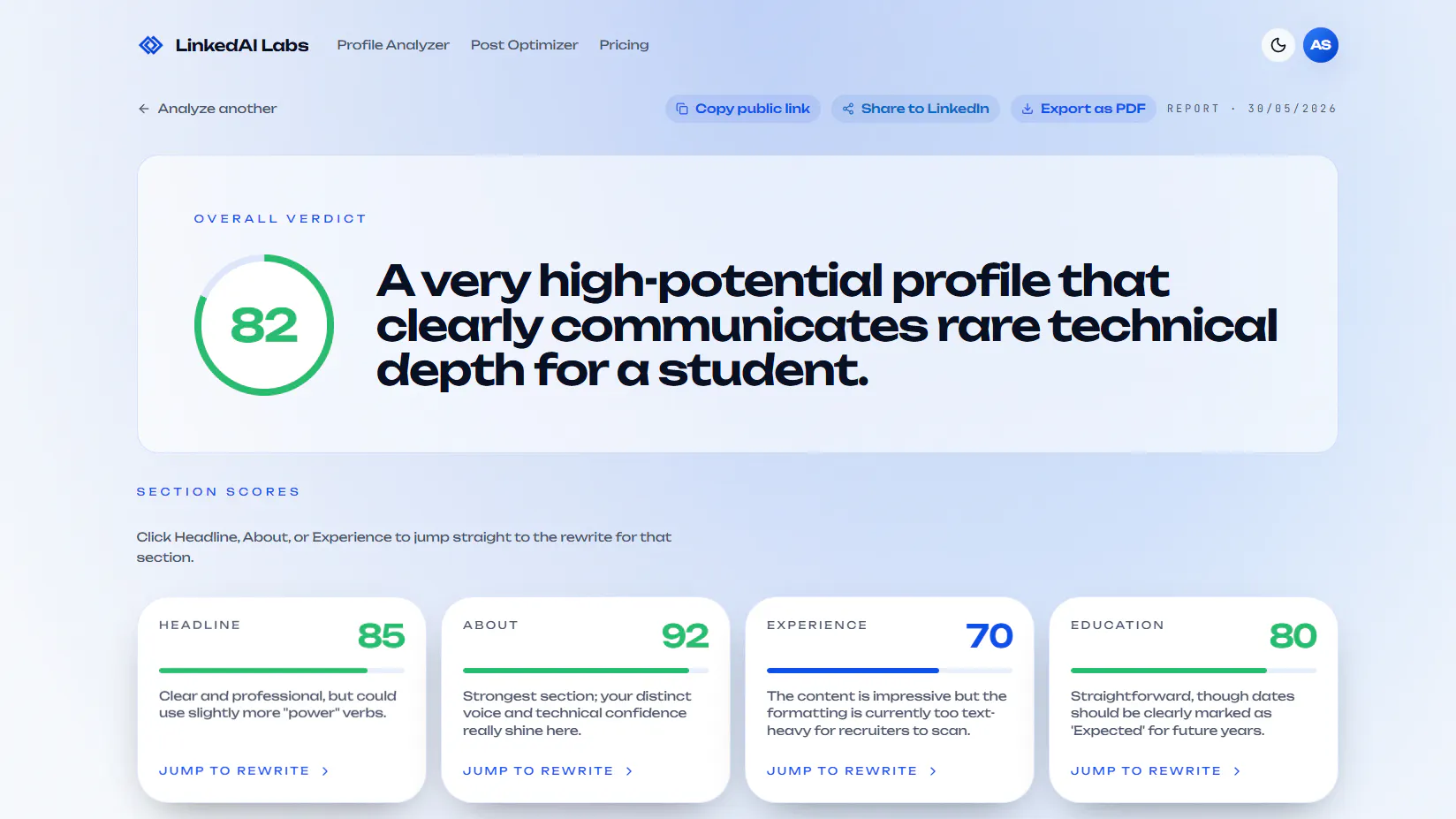 LinkedAI 1.0 – AI LinkedIn Optimizer gallery image