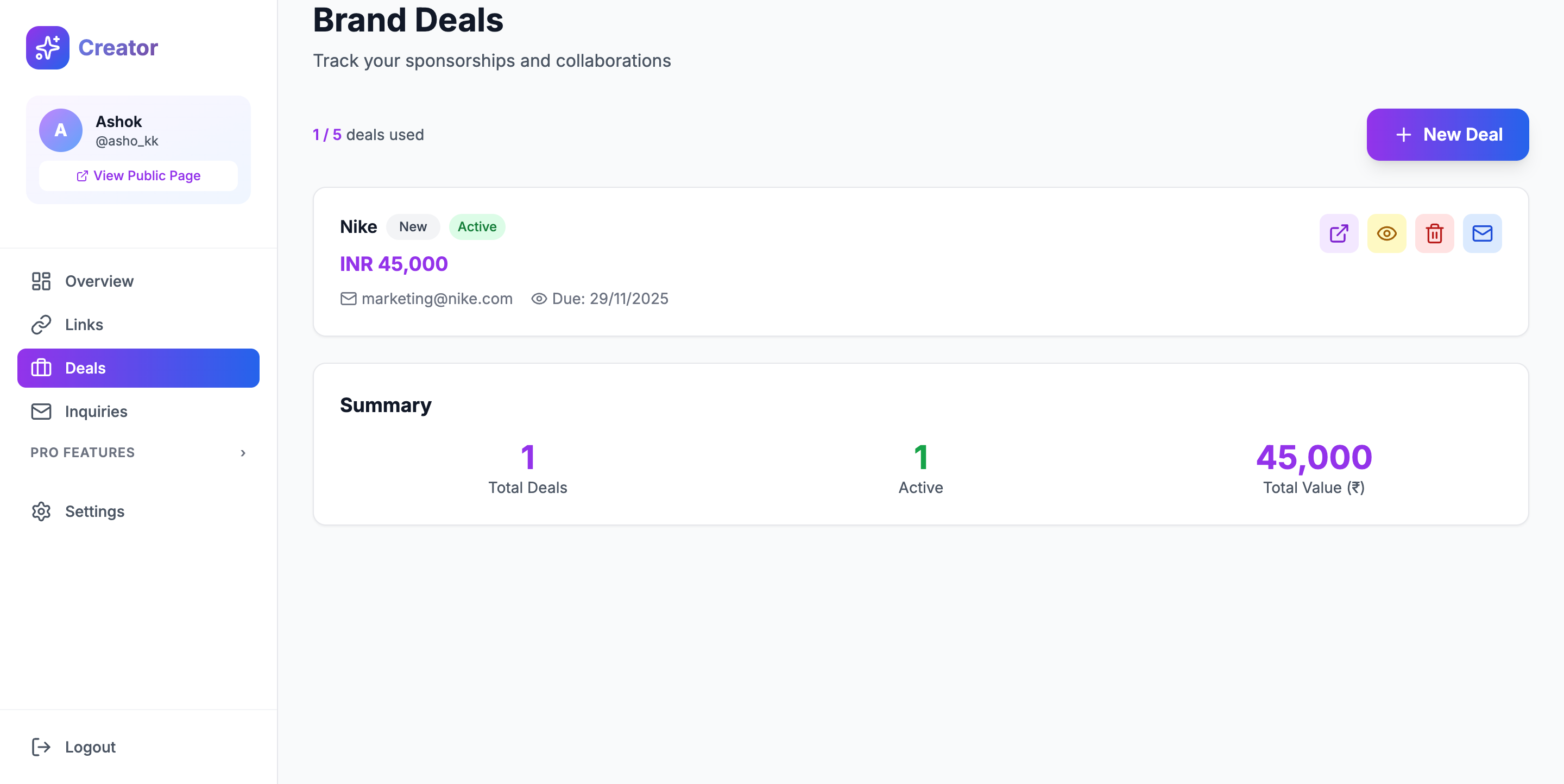 Creator Platform gallery image