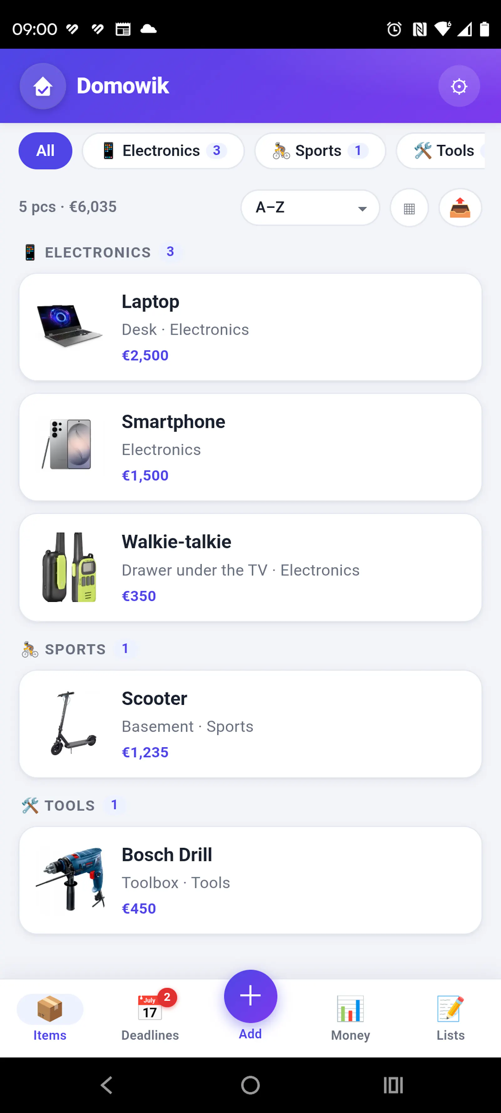 Domowik screenshot 1