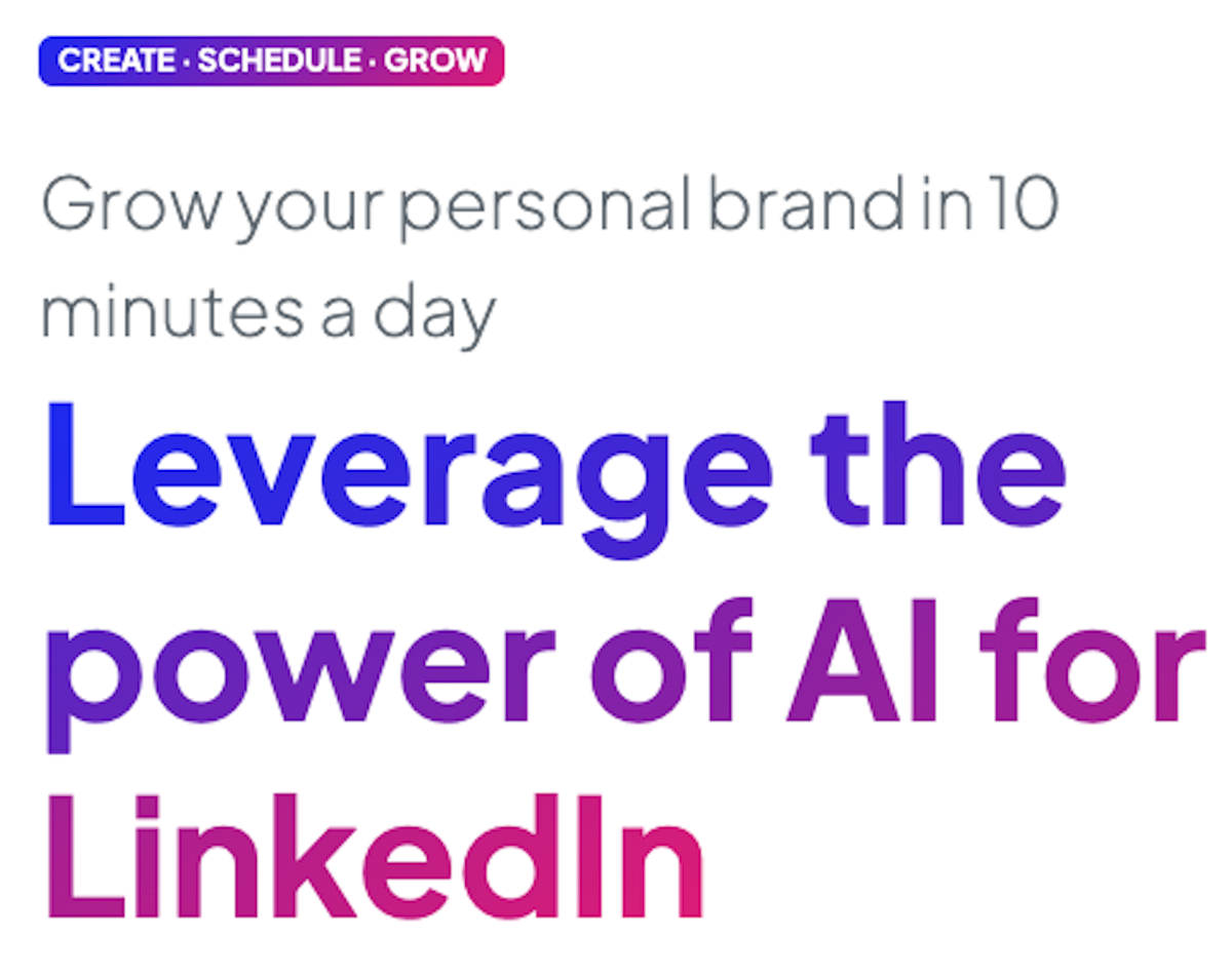 Mídia 1 de Blabigo ai - Aumente sua marca pessoal no LinkedIn, desbloqueie seu potencial