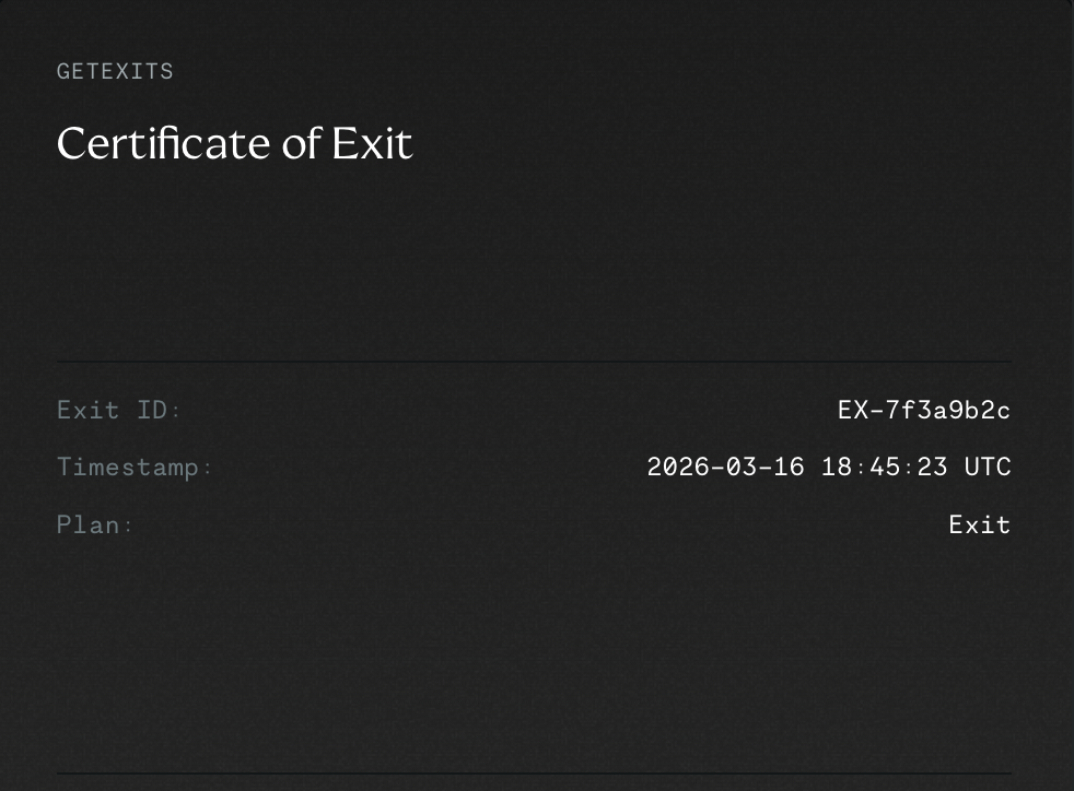 GetExits gallery image