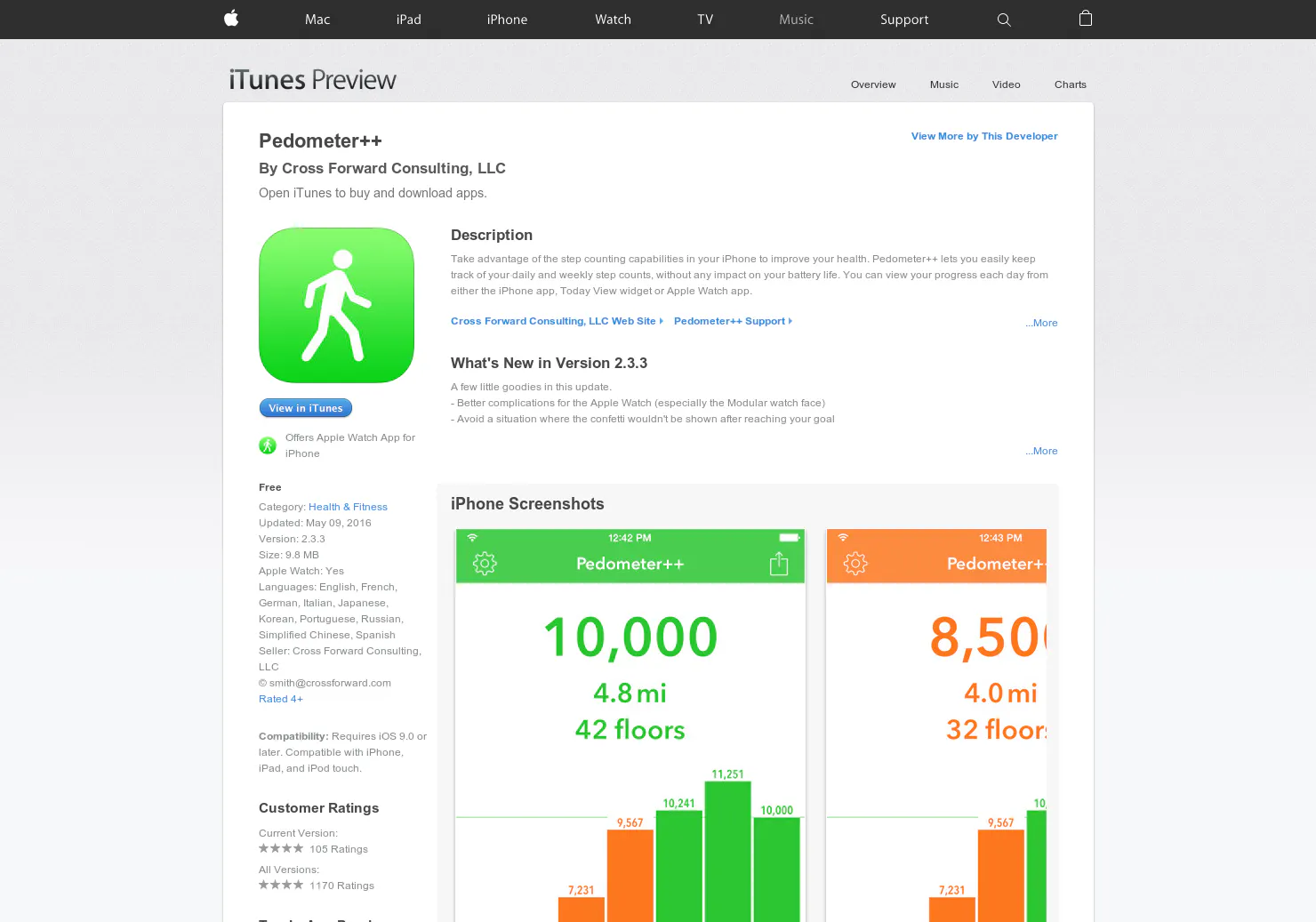 Pedometer++
