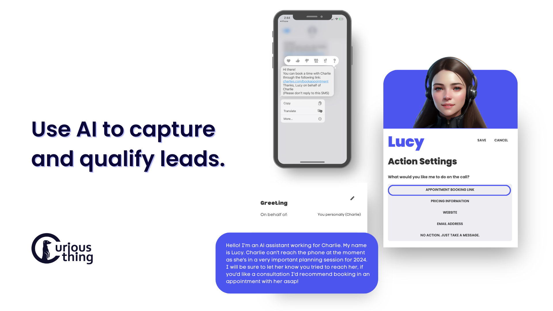 Lucy, asistente de contestadores de teléfono AI media 3