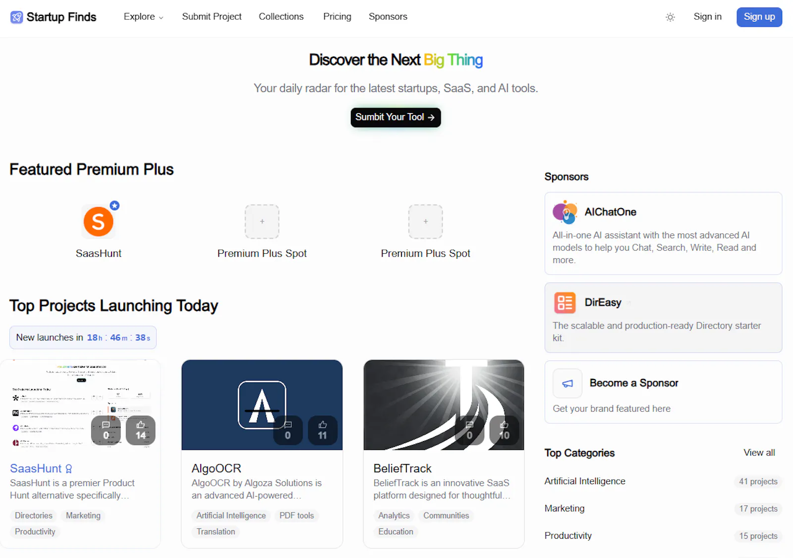 Startup Finds screenshot 1