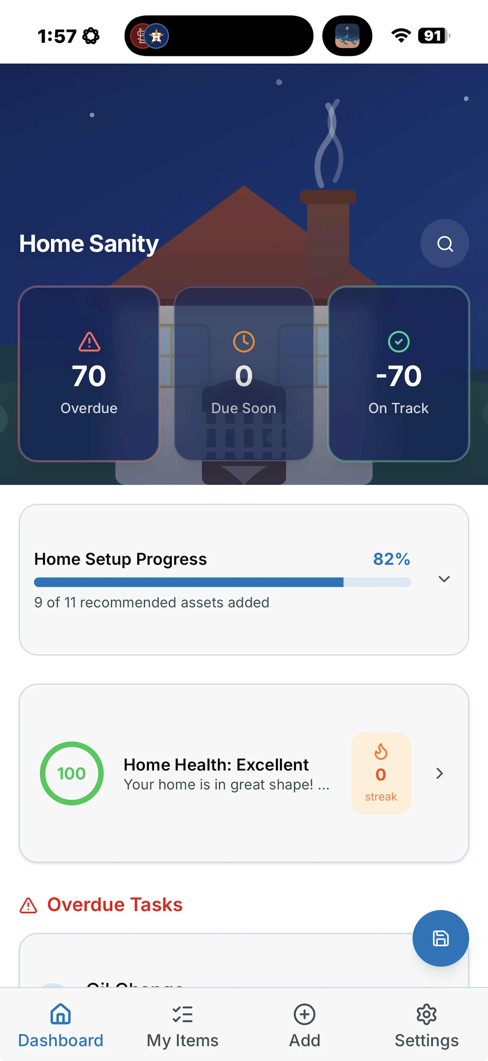 Home-Sanity screenshot 3