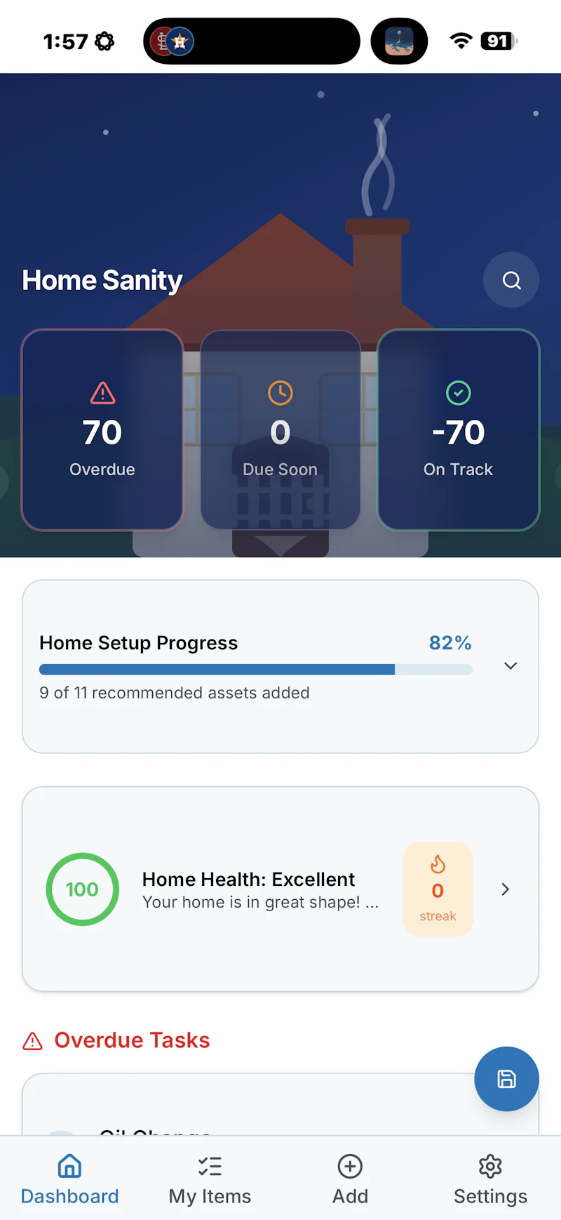 Home-Sanity screenshot 3