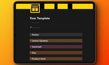 Notion Template Checklist gallery image