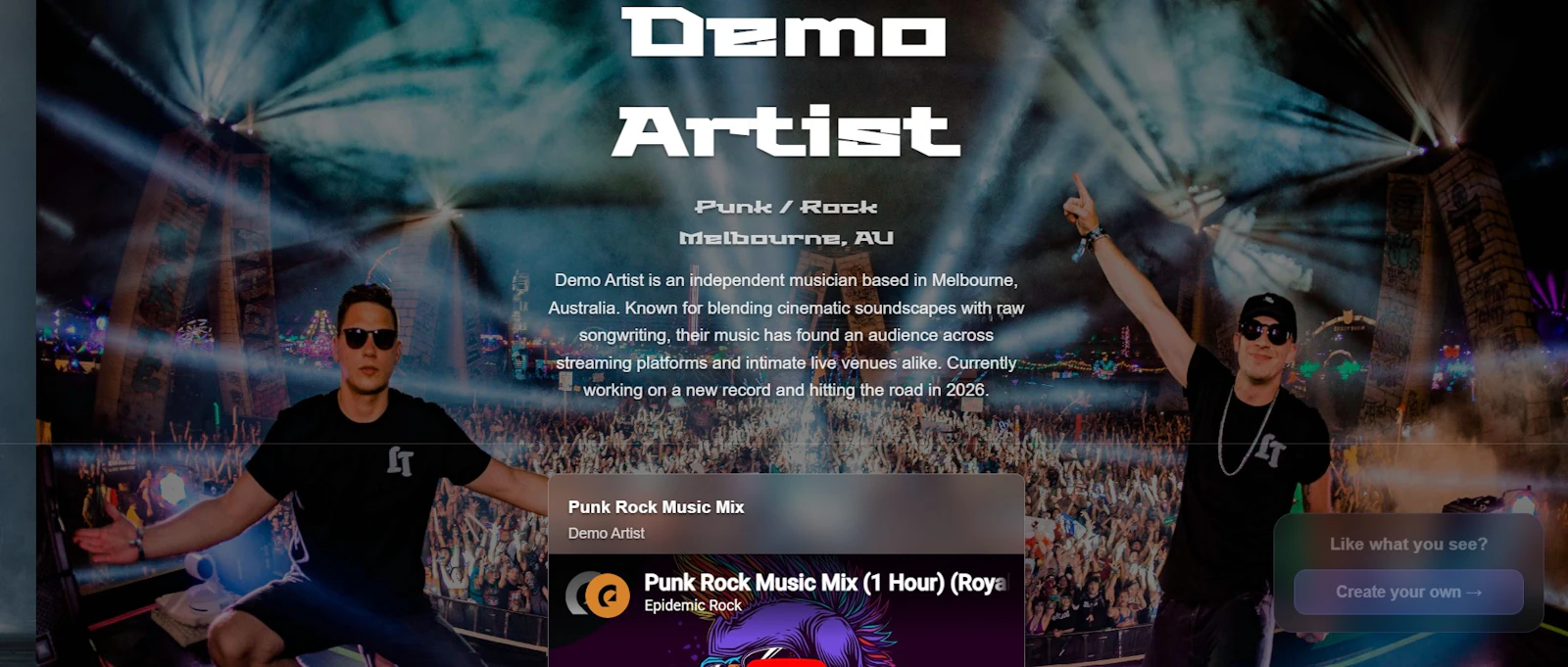 Gigpage screenshot 4