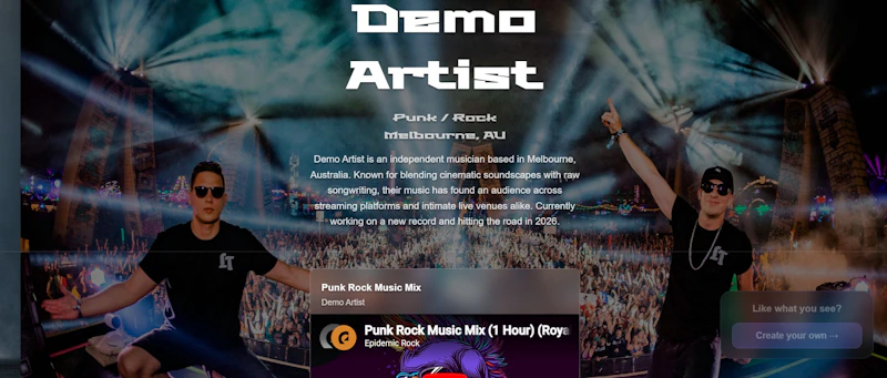 Gigpage screenshot 4