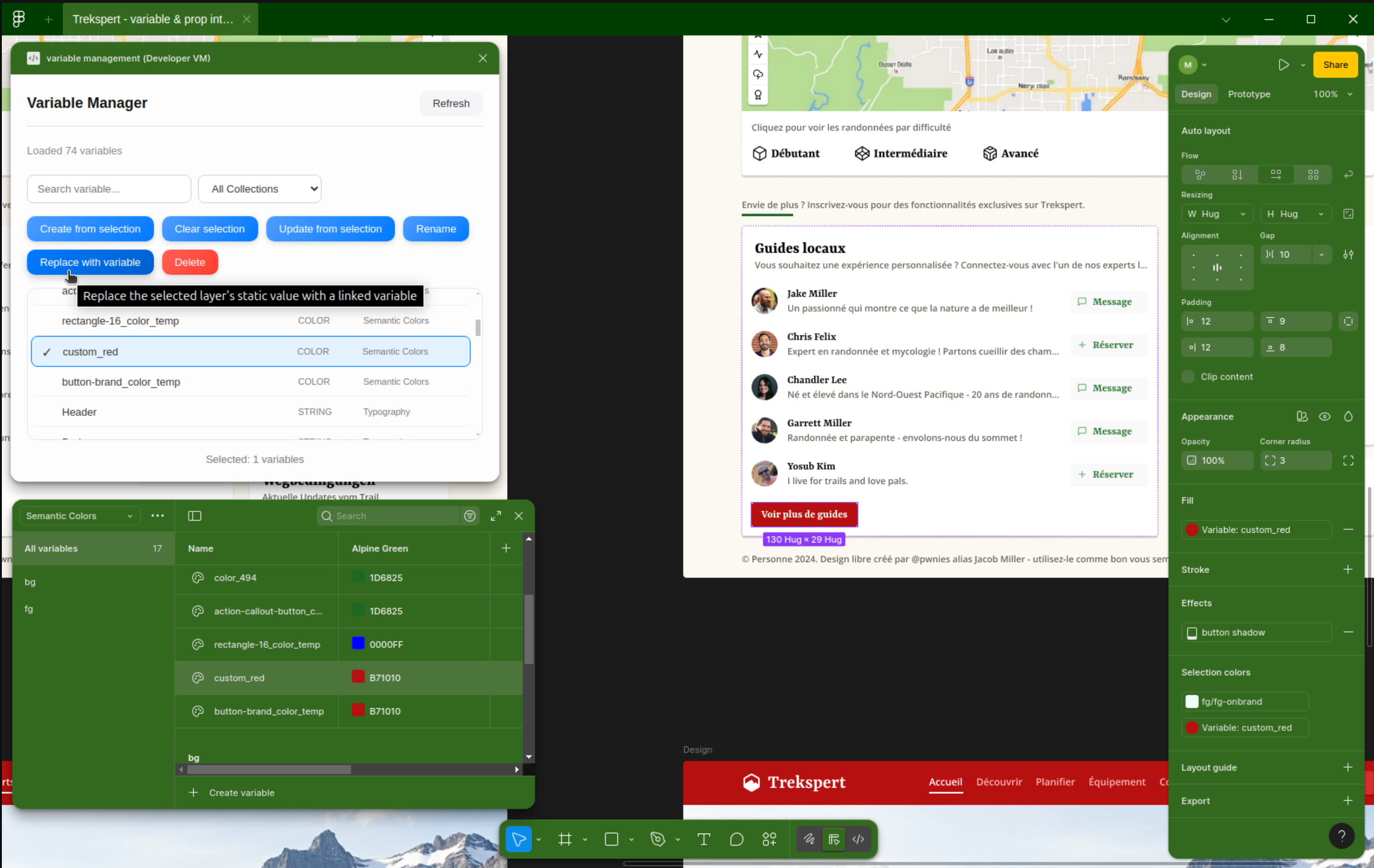 Média Figma Variables Manager - Variables Manager - Un plugin pour rechercher, renommer et nettoyer 4