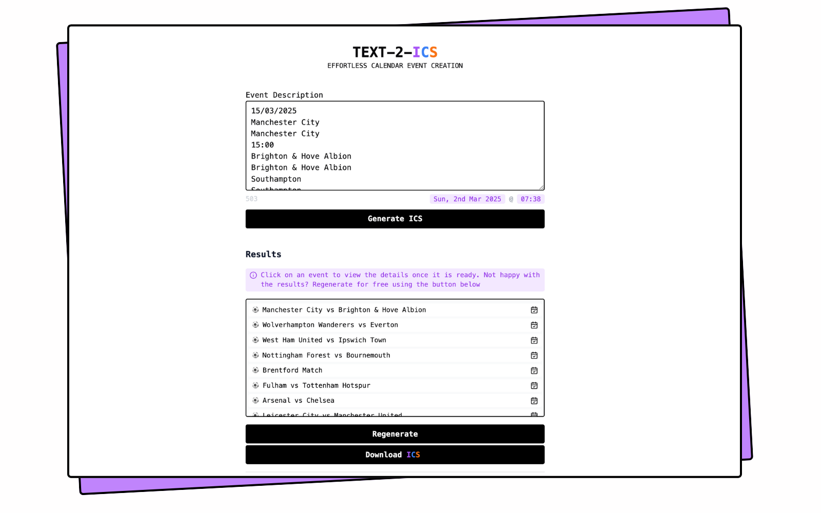 Text-2-ICS media 3