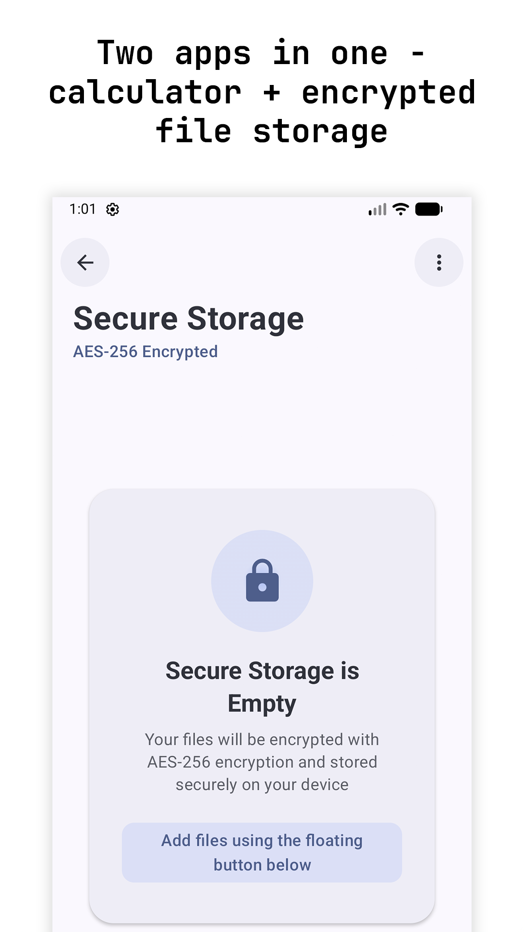 Calculator - Secure Vault - Screenshot 3 showing product features and functionality