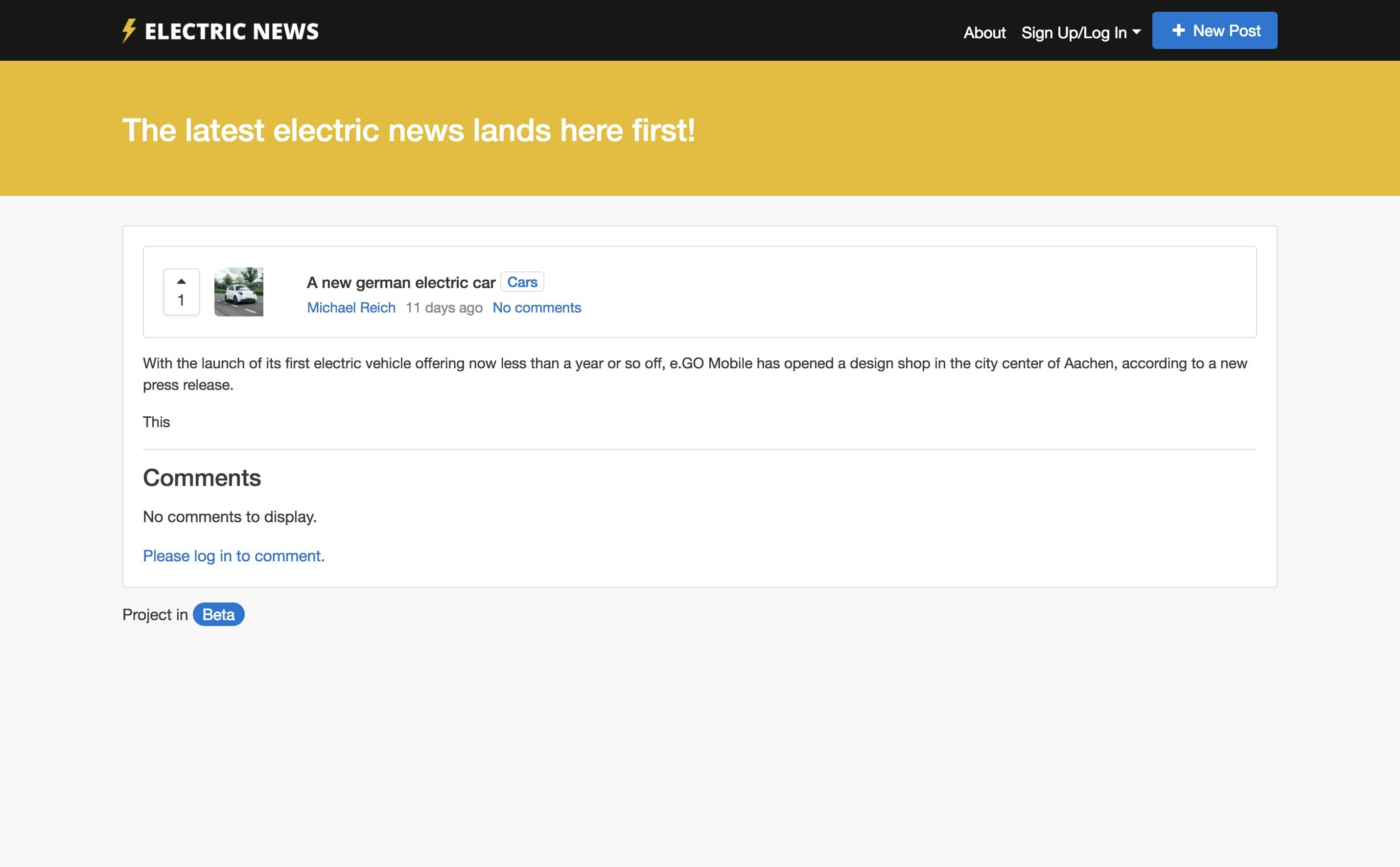 Electric News gallery image