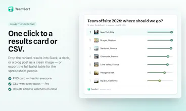 TeamSort 2.0 gallery image