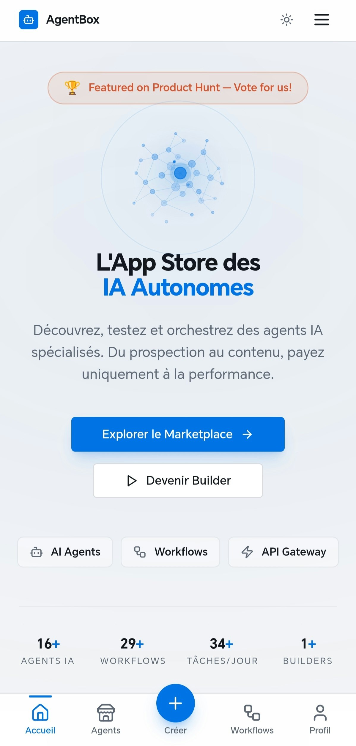 AgentBox — L'App Store des IA autonomes gallery image
