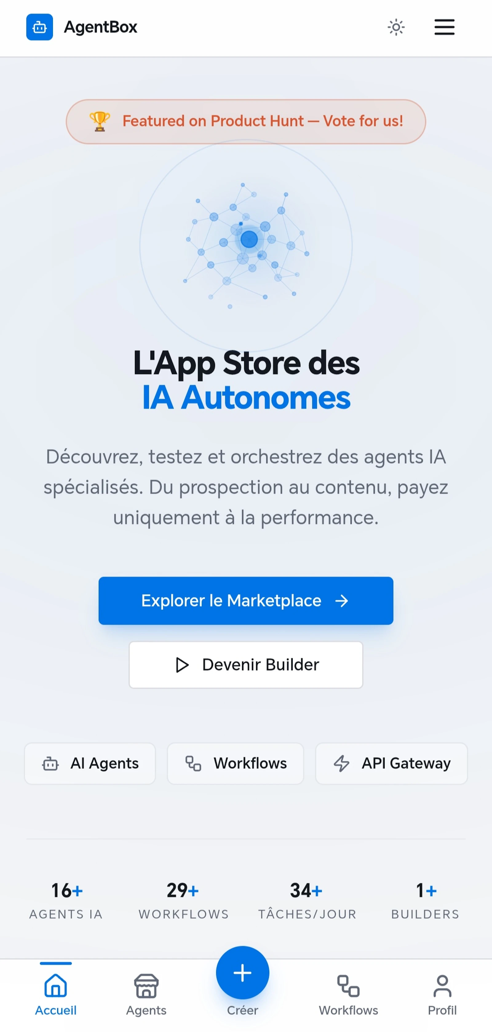 AgentBox — L'App Store des IA autonomes screenshot 4
