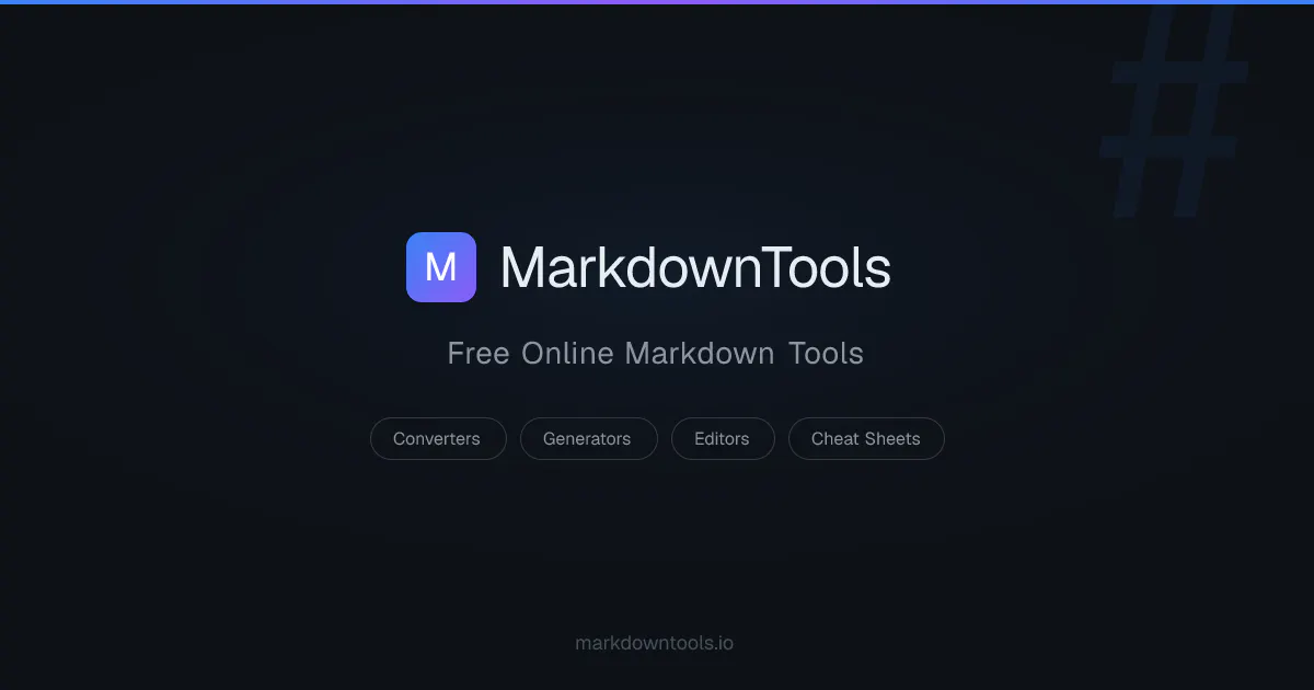 Markdown Tools gallery image